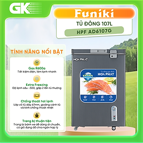 Mua TỦ ĐÔNG HÒA PHÁT HPF AD6107G 107 LÍT - hàng chính hãng ( chỉ giao HCM )