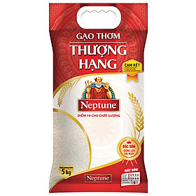 Gạo Neptune Thơm Thượng Hạng Túi 5kg
