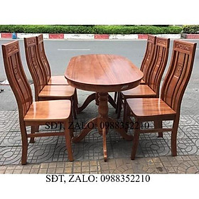 Mua Bộ Bàn Ghế Ăn Kiểu Vòm Gỗ Trẹo