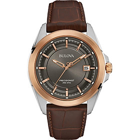 Đồng Hồ Nam Dây Da BULOVA 98B267 (43mm) - Nâu