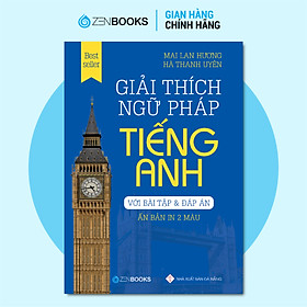 Hình ảnh Giải Thích Ngữ Pháp Tiếng Anh (Phiên Bản In 2 Màu) - Tái Bản