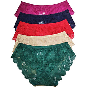 Combo 5 Quần Lót Nữ Ren Cao Cấp Sexy Siêu Đẹp Hàng Xuất LR05