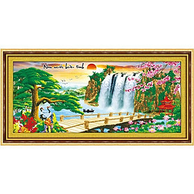 Mua Tranh thêu chữ thập Non nước hữu tình DLH-222991