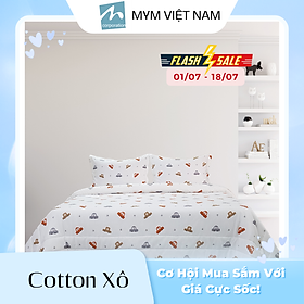Mua Chăn chần bông MYM chất liệu vải Cotton Xô Muslin in hoạ tiết 200CM x 220CM