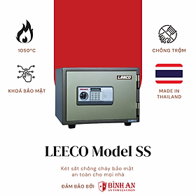 Mua Két sắt Thái Lan LEECO SS Nặng 53kg  Cao 37cm  Đựng Vừa Hồ Sơ A4  Chịu Nhiệt Độ 1050 Độ C Trong 120 Phút - Hàng Chính Hãng