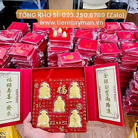 Bộ Ngũ Phúc - PHÚC LỘC THỌ TÀI HỶ Mạ Vàng - PASA COLLECTION