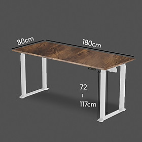 Bàn tăng giảm nâng hạ chiều cao thông minh công thái học iCockpit 1460, nâng hạ 80 kg, tặng móc treo tai nghe, giá để ly nước, thảm lót chuột