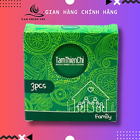 Bao cao su Gia đình Tâm Thiện Chí Family Hộp 3 cái