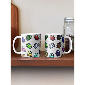 Cốc sứ uống trà cà phê in hình Among us game nhiều mẫu mã - Cốc quà tặng