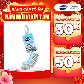 Bàn Chải Khe Hẹp MyJae Đầu Chổi Siêu Mảnh Lông Chải Cứng Vừa Tay Cầm Gọn Nhẹ