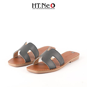 Dép sandal, dép lê quai da chữ H thiết kế đơn giản, trẻ trung SDN236