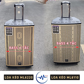 Mua Loa kéo Bose ML6220 - Loa kéo di động bass 4 tấc - Công suất lên đến 900W - Kèm 2 micro không dây - Đầy đủ kết nối Bluetooth  AV  USB  TF card - Hiệu chỉnh Delay  Repeat  Echo  Bass  Treble dễ dàng - Có chức năng TWS - Hàng nhập khẩu