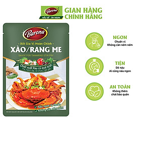 Gia Vị Xào Rang Me Barona 80g ướp ngon chuẩn vị không cần nêm nếm