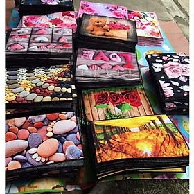 Mua Thảm lau chân in hình 3D cực hot - Giao màu ngãu nhiên