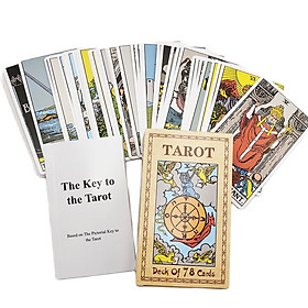 Bộ Bài The Pictorial Key To the Tarot 78 Lá Tặng Đá Thanh Tẩy