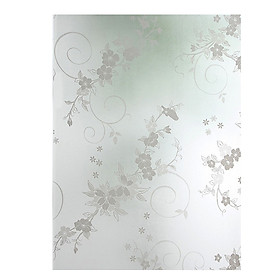 Miếng Dán Cửa Kính Trang Trí Hình Hoa Mận (45 x 100 cm)