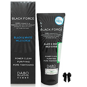 Sữa rửa mặt dành cho nam Dabo Black Force Hàn quốc (120ml) và nơ