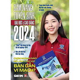 Hình ảnh sách Cẩm Nang Tuyển Sinh Đại Học Và Cao Đẳng Năm 2024 (Báo Tuổi Trẻ)