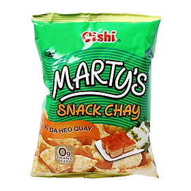 Snack Chay Oishi Marty s Vị Da Heo Quay 45G