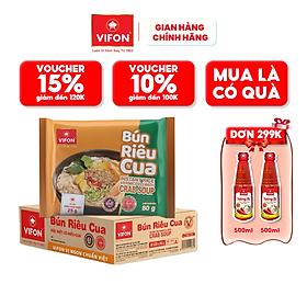 Thùng 30 bún riêu cua vifon