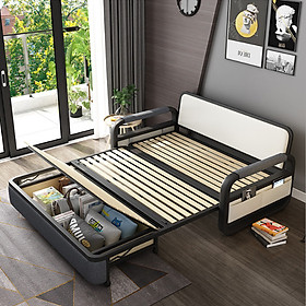 Mua Giường sofa thông minh giường sofa đa năng  khung thép chất lượng cao -Kích thước 1 6 x 1 9m. Bảo hành 5 năm