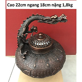 Mua Lư xông trầm cao cấp bằng đồng MS120