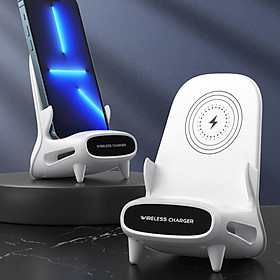 15W Qi Fast Charger Wireless Charging Stand High Speed Hort Circuit Safe