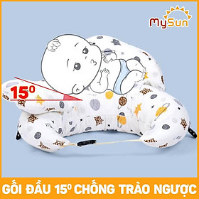 Đệm gối chữ C chống trào ngược dạ dày cho trẻ sơ sinh nằm ngủ, bé con bú, tựa lưng cho bà bầu