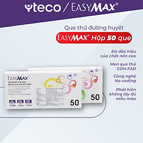 Que thử đường huyết EasyMax Hộp 50 que