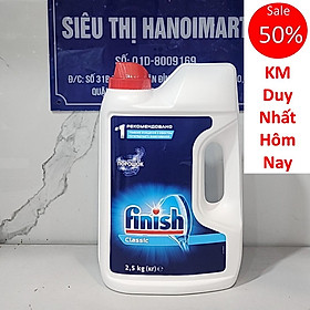 Bột rửa bát Finish Classic 2.5kg - Bột rửa bát finish power powder dùng cho máy rửa bát chén ly 1kg, 2,5kg
