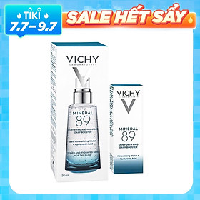 Set Dưỡng Chất Khoáng Cô Đặc Giúp Phục Hồi Và Bảo Vệ Da Vichy Minéral 89 50ml + 10ml