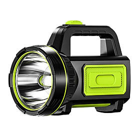 Đèn Pin Led Cực Mạnh 1500MA Có Thể Sạc Lại USB Với Đèn Bên Cạnh Đèn Pin Chống Nước Công Suất Cao Cho Đi Bộ Đường Dài Khẩn Cấp, Cắm Trại, Săn Bắn