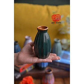 Lọ hoa mini để bàn siêu cute, sứ Bát Tràng. Trang trí kệ treo tường, bàn làm việc, bàn cafe, bàn trà bh22