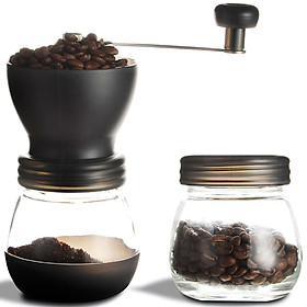 Máy xay cà phê bằng tay bát đựng bằng gốm