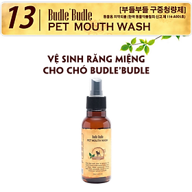 Xịt Vệ Sinh Răng Miệng Cho Chó Budle Budle Hàn Quốc - Khử mùi, diệt khuẩn