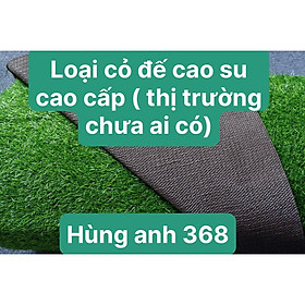 Mua (RẺ NHẤT THỊ TRƯỜNG ) Thảm cỏ nhân tạo 2cm đế thường và đế cao su hàng cao cấp  kích thước 1m2 = 0 5x2m