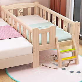 Mua Giường ngủ gỗ dùng cho trẻ từ sơ sinh tới 15 tuổi kích thước 200*100*70  gỗ thông chắc chắn