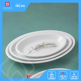 Mua Đĩa xoài ảo Đĩa bầu dục sâu lòng dáng mới sứ Long Phương