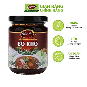 Xốt Gia Vị Hoàn Chỉnh Barona - Bò Kho 250gr (dạng hũ)