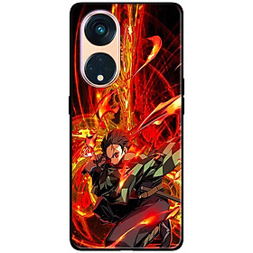 Ốp lưng dành cho Oppo Reno 8T 4G - Reno 8T 5G - Reno 10 5G - Reno 10 Pro 5G - Anime Tân Gi Nô Lửa - Hàng Chính Hãng