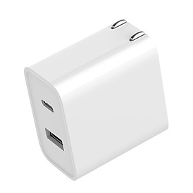 Adapter Sạc Nhanh Cổng USB-A Và USB-C Phích Cắm US Xiaomi (30W)