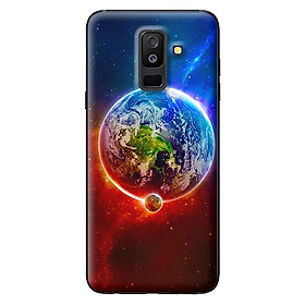 Ốp lưng cho Samsung Galaxy A6 Plus 2018 trái đất 1 - Hàng chính hãng