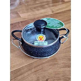 Mua *Nồi Cơm Niêu Hợp Kim Nhôm Đa Năng Tithafac 12cm 14cm 16cm Tặng Kèm Đế Inox Bền Đẹp