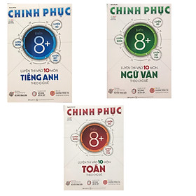 Hình ảnh Combo Chinh phục 8+ Luyện thi vào 10 môn Toán , Tiếng anh ,Văn theo chủ đề