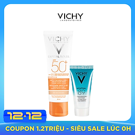 Bộ Kem Chống Nắng (Có Màu) Ngăn Sạm Da Và Giảm Thâm Nám Vichy Capital Soleil Anti-Daskspot