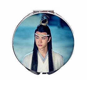 Gương Lam Vong Cơ Vương Nhất Bác gương 2 mặt tặng móc khoá Ma Đạo 