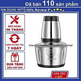 Mua Máy xay thịt đa năng 4 lưỡi cối INOX 304 cao cấp  máy xay thịt công suất lớn 250W bảo hành 12 tháng