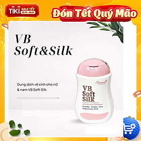 Dung dịch vệ sinh Phụ Nữ Hanayuki màu hồng VB Soft Silk - ddvs Hana phiên bản mới