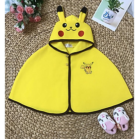 Áo choàng Pikachu cho bé từ 0 – 3 tuổi