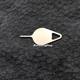 Que chọc sim cho điện thoại, cây chọt hàng dày cứng dùng lấy sim ra khỏi điện thoại, để sau ốp lưng cho gọn gàng